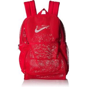 Nike Brasilia Mesh Backpack University Red (26L) - BA6050-657